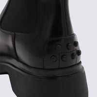 Tod'S Black Leather Boots
