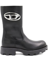 Diesel Leather Biker Boots