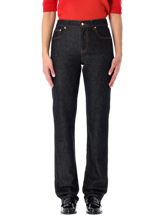 Fabiana Filippi Dark Wash Straight Leg Jeans