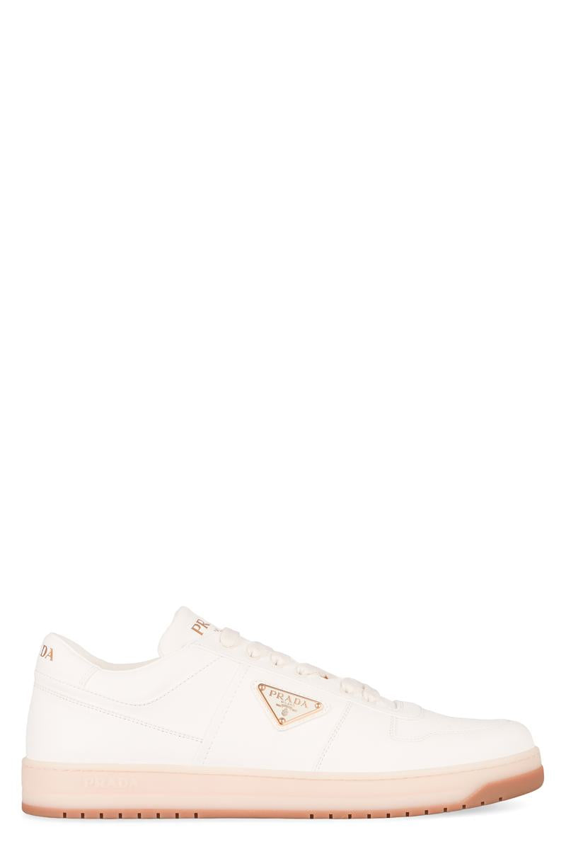 Prada Downtown Leather Sneakers