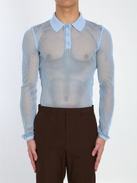 Technical Mesh Polo Shirt