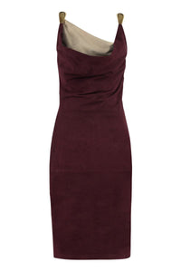 Bottega Veneta Suede Midi-Dress