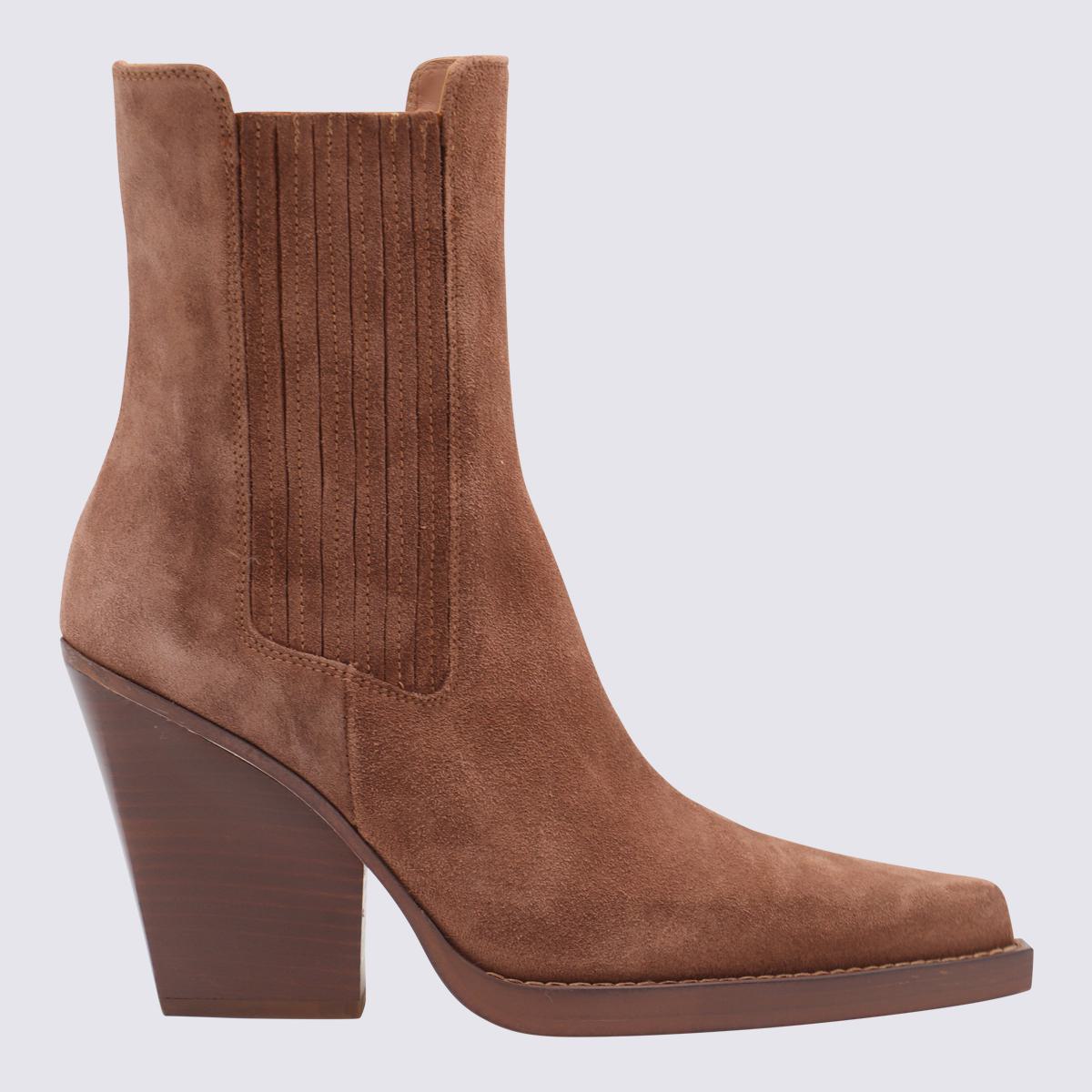 Paris Texas Camel Suede Boots