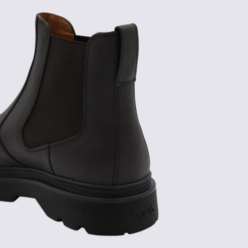 Tod'S Dark Brown Leather Boots