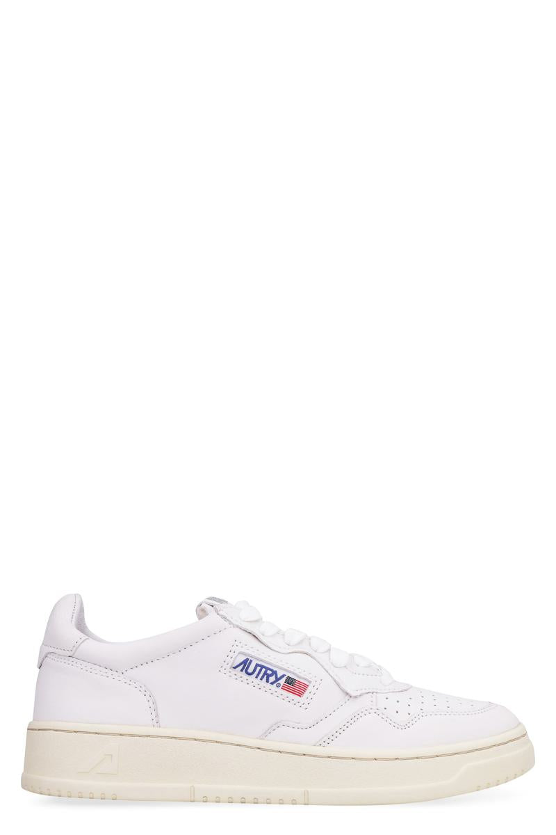 Autry Medalist Leather Low-Top Sneakers