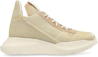 Rick Owens Geth Leather High-Top Sneakers