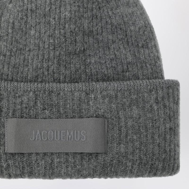Jacquemus Ribbed Wool-Blend Beanie
