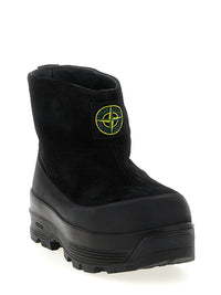 Stone Island Suede Ankle Boots