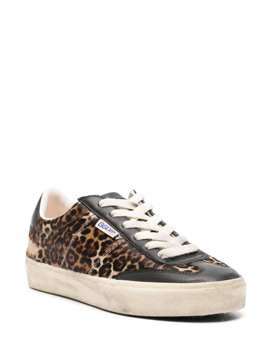 Golden Goose 'Soul-Star Horsy' Sneakers With Leopard Print