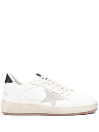 Golden Goose "Ballstar 2" Leather Upper And Spur Suede Star Shiny Leather Heel. Shoes