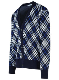 Burberry 'George' Blue Wool Cardigan