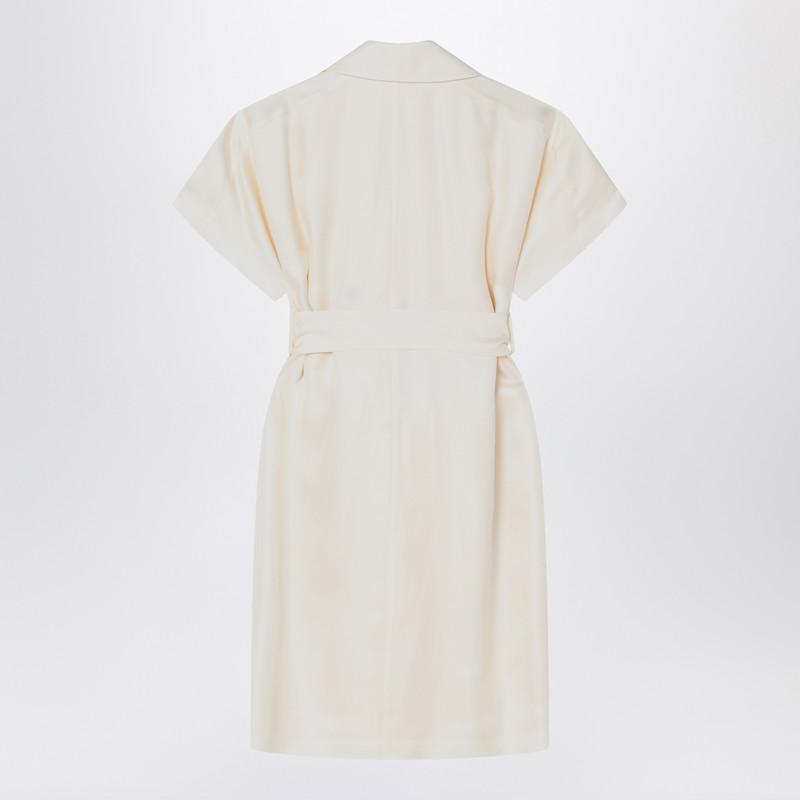 Burberry Ivory Trench Dress In