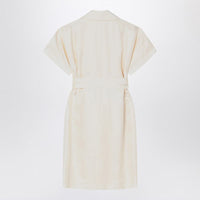 Burberry Ivory Trench Dress In
