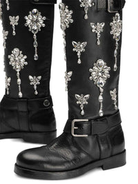 Dolce & Gabbana Rhinestone Boots