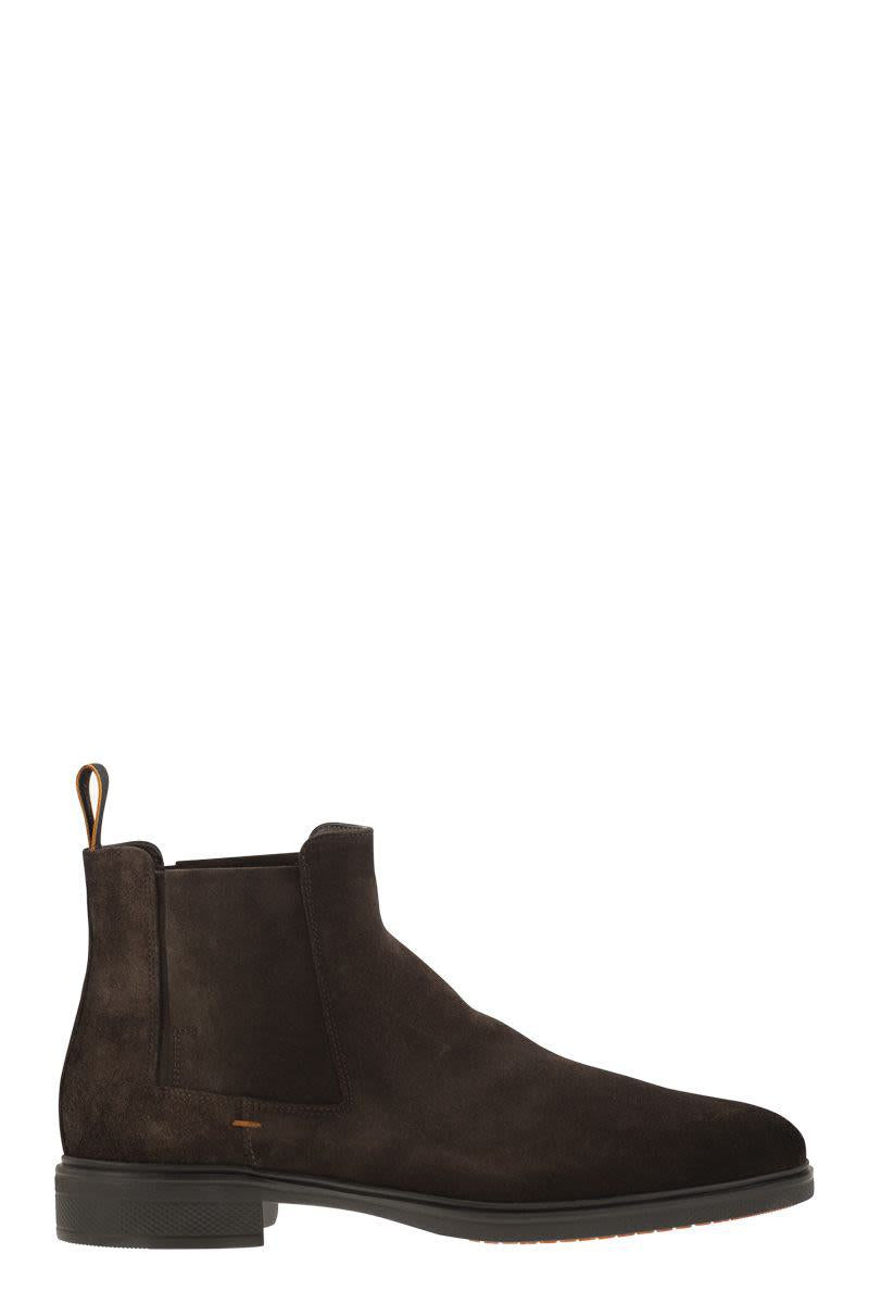 Santoni Easy Suede Ankle Boot