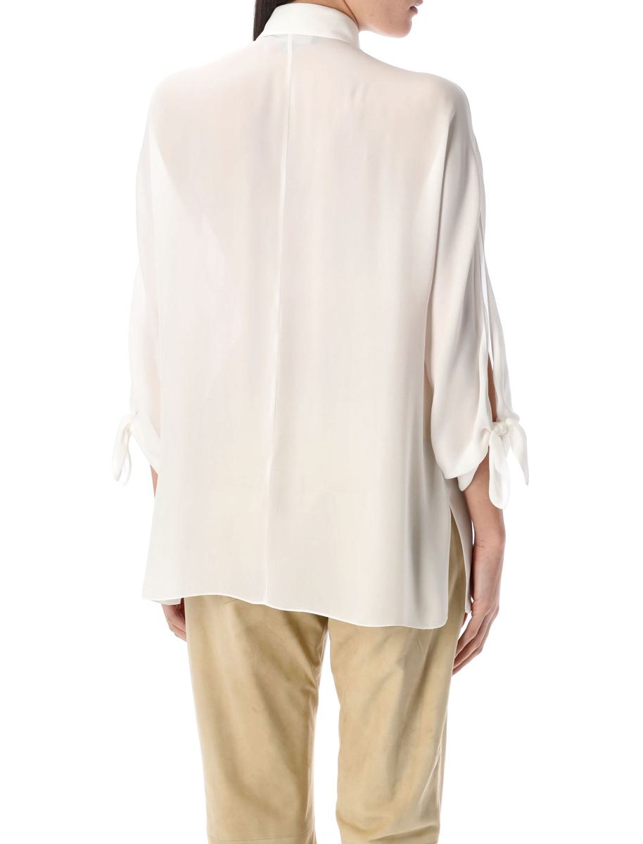 Ralph Lauren Karen Silk Georgette Blouse
