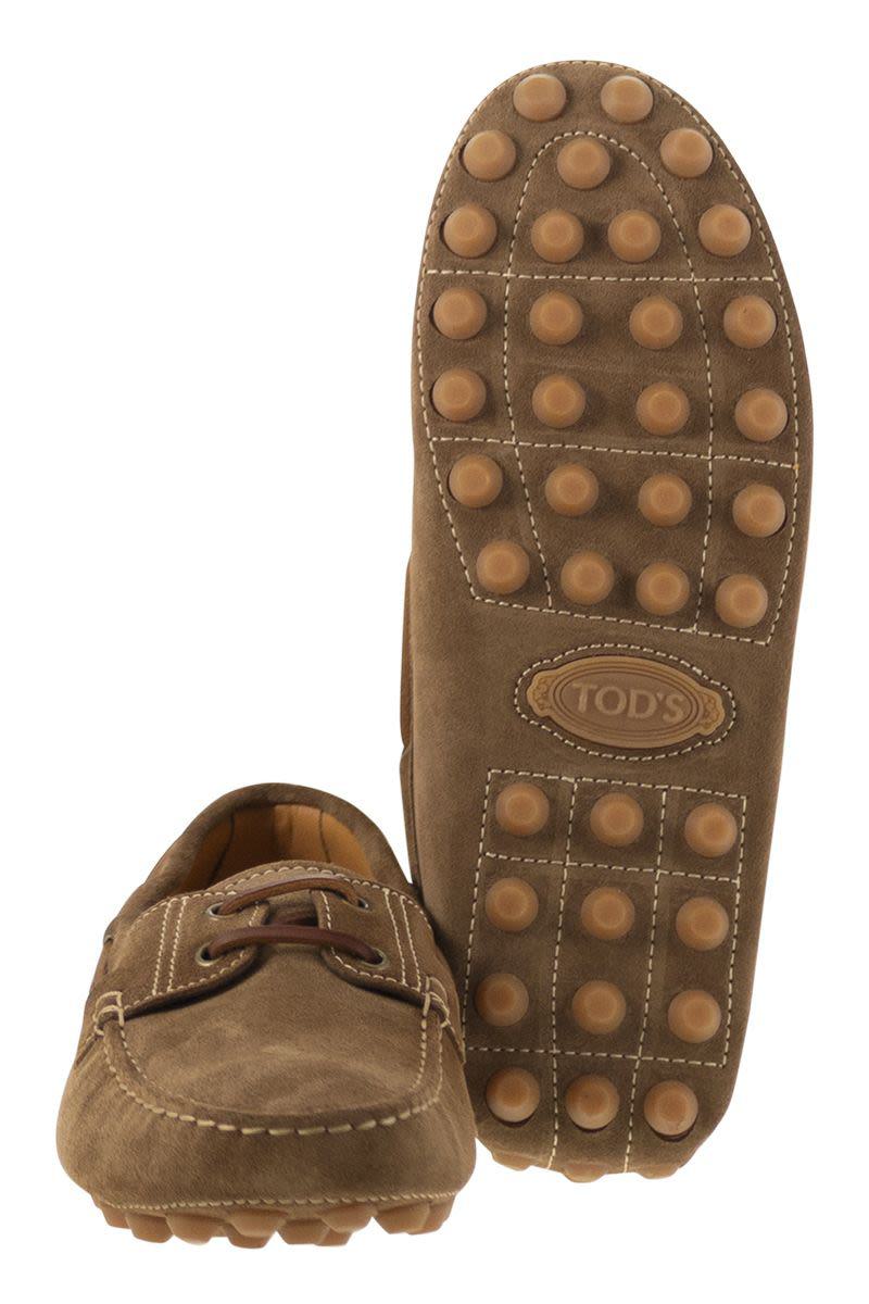 Tod'S Rubber Bubble Suede Boat
