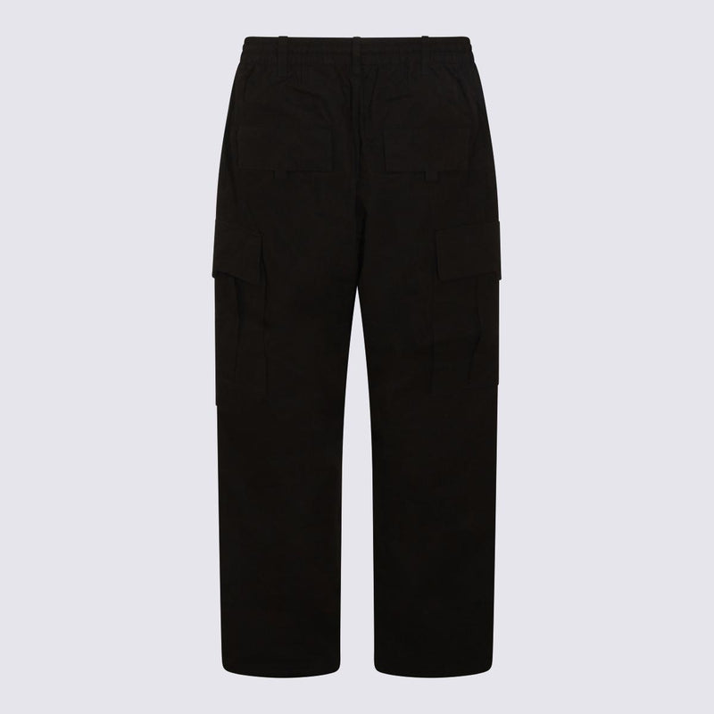 Y-3 Adidas Black Cotton Pants