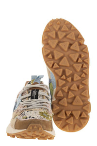 Flower Mountain Yamano 3 - Sneakers In Suede And Technical Fabric