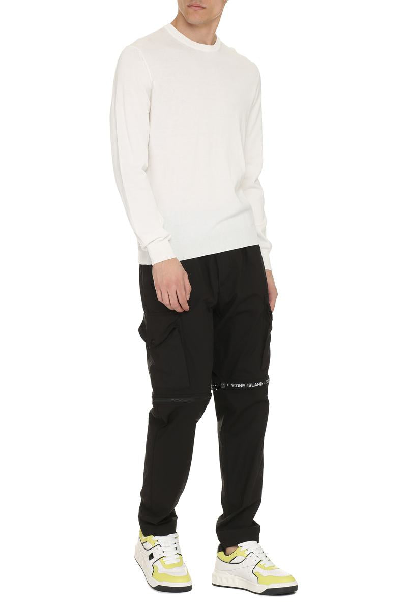 The (Alphabet) The (Knit) - Cotton Crew-Neck Sweater