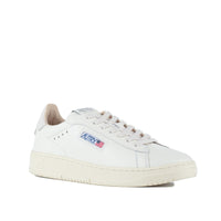 Autry Dallas Low White Leather Sneakers