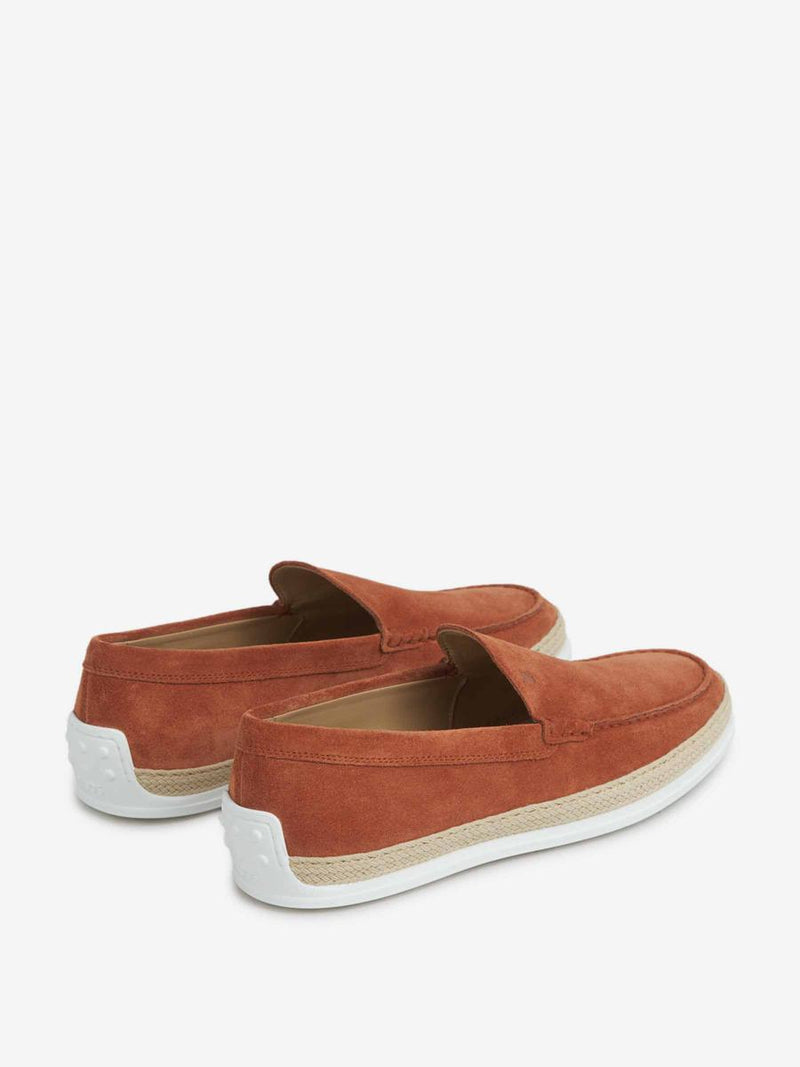 Tod'S Braided Suede Loafers