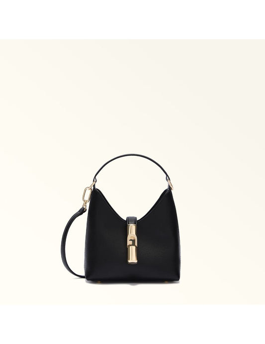 Furla Mini Leather Hobo Bag