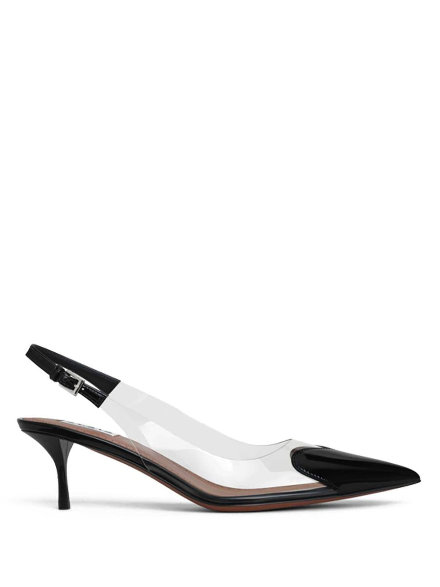 Alaïa Le Cœur Slingbacks In Patent Leather Shoes
