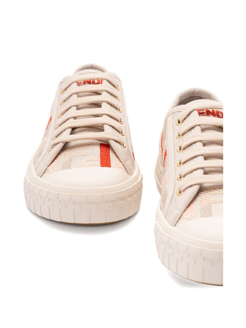 Fendi Domino Canvas Sneakers