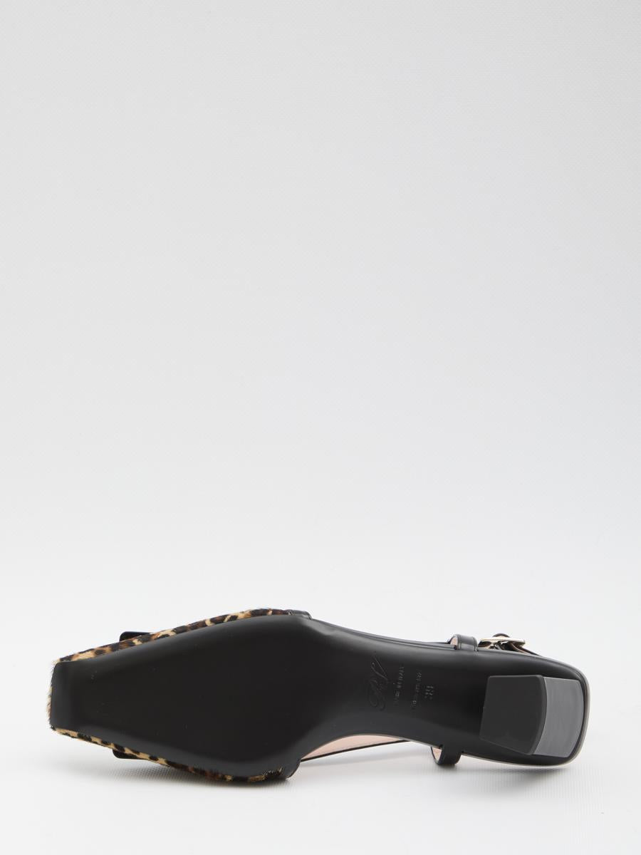 Belle Vivier Pony Slingback Pumps