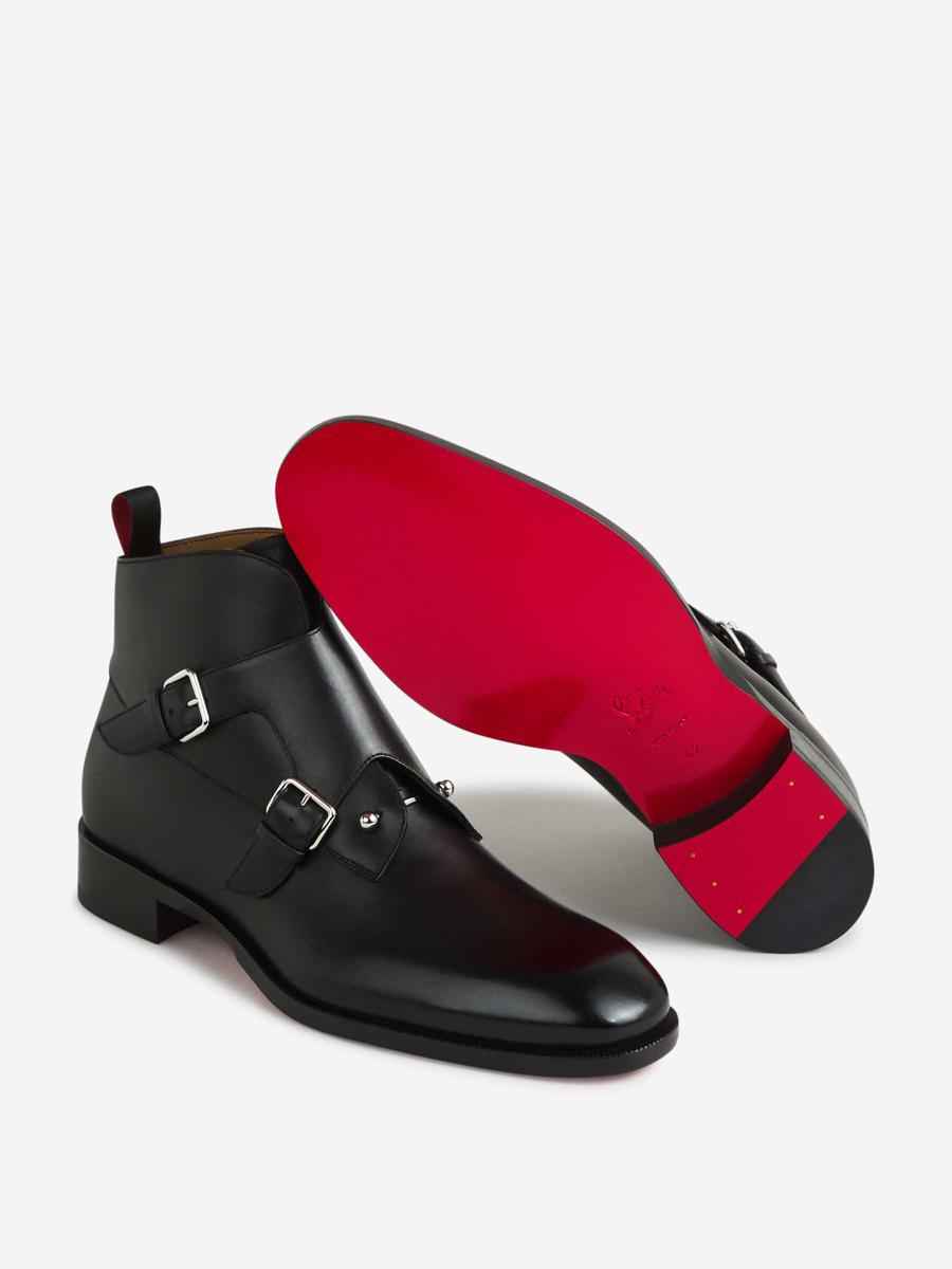 Christian Louboutin Chambelimonk Leather Boots