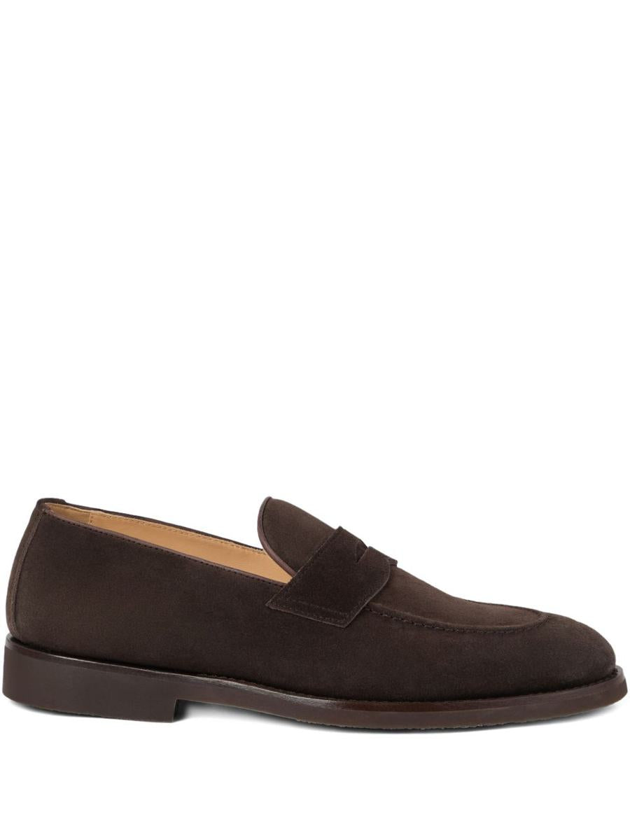 Brunello Cucinelli Suede Leather Loafers