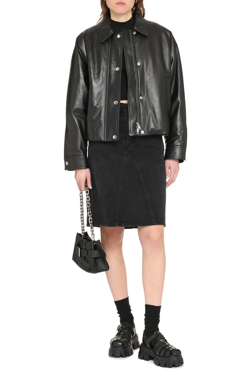 Burberry Lambskin Bomber Jacket