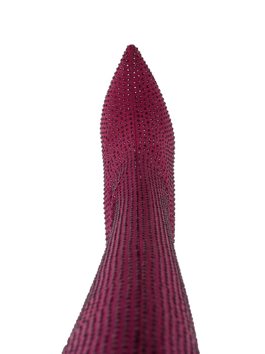 Gedebe Crystal Embellishment Heel Boots