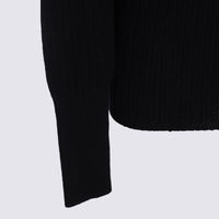 Rick Owens Black Wool Knitwear