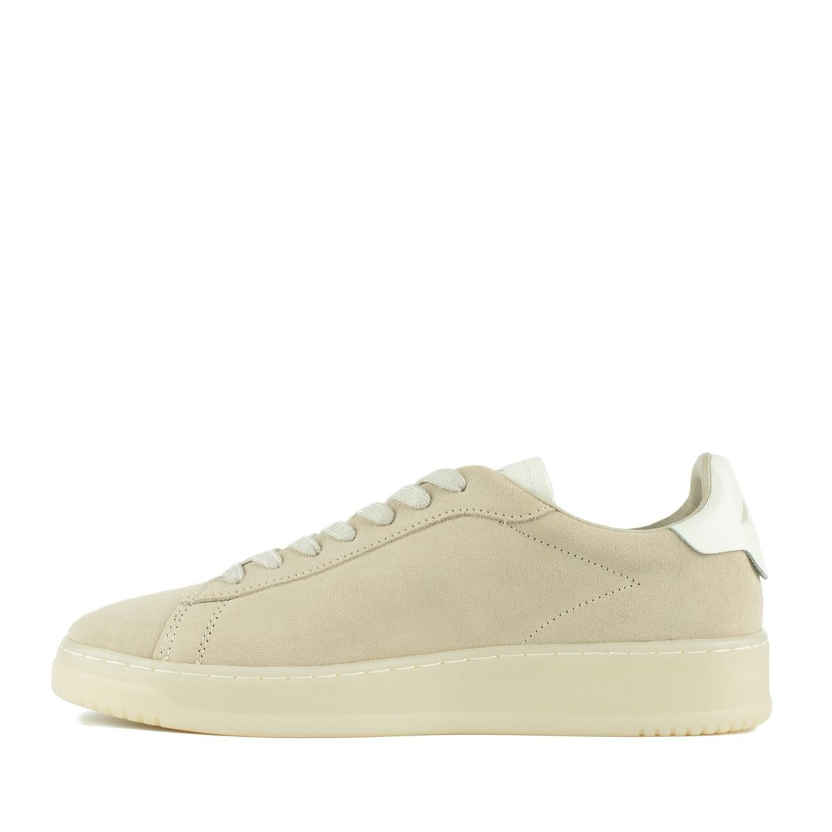 Autry Dallas Low Marshmallow Suede And Papyrus Sneakers