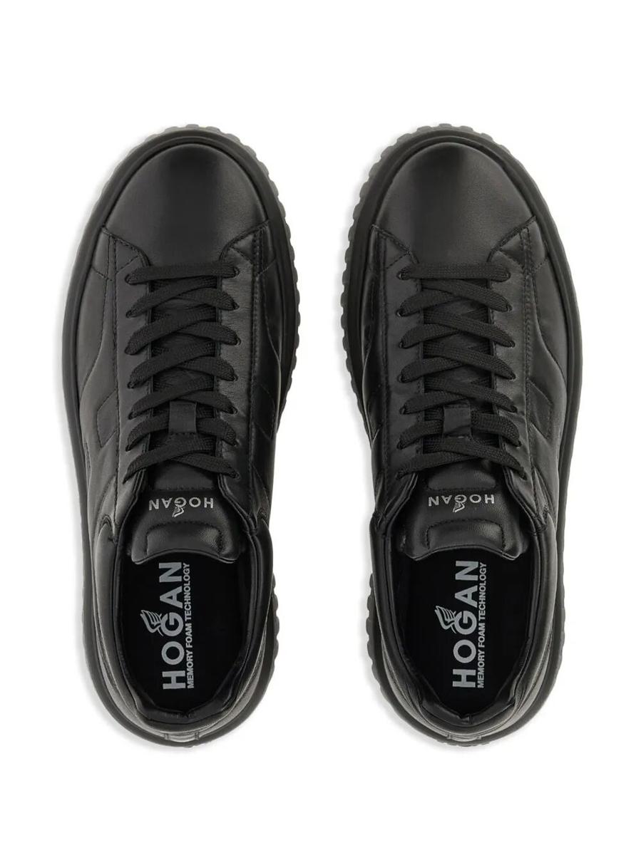 Hogan H-Stripes Nappa Leather Sneakers Shoes
