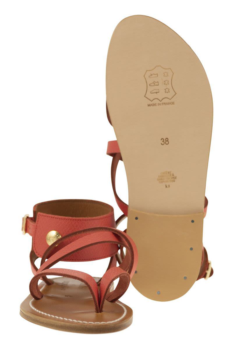 Longchamp Longchamp X K.Jacques Leather Sandals