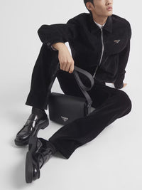 Prada Chocolate Brushed Leather Loafers