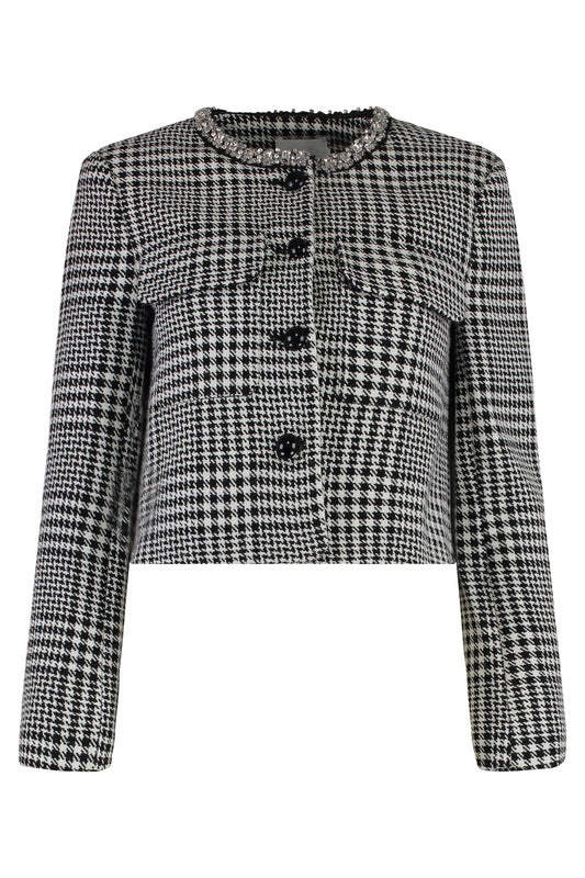 Self-Portrait Houndstooth Blazer