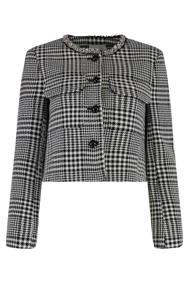 Self-Portrait Houndstooth Blazer