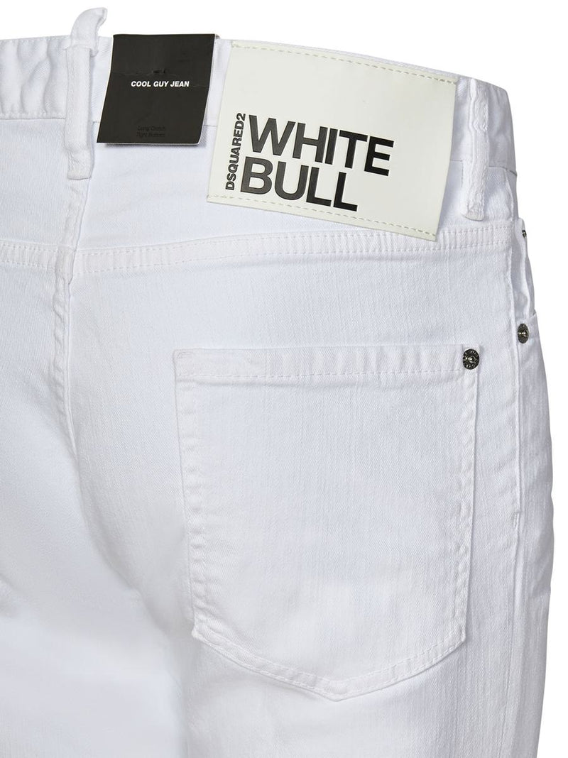 Dsquared2 White Bull Cool Guy Jeans