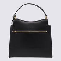 Balenciaga Black Leather Nano M Top Handle Bag