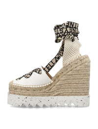 Stella McCartney Gaia Platform Espadrille Wedges