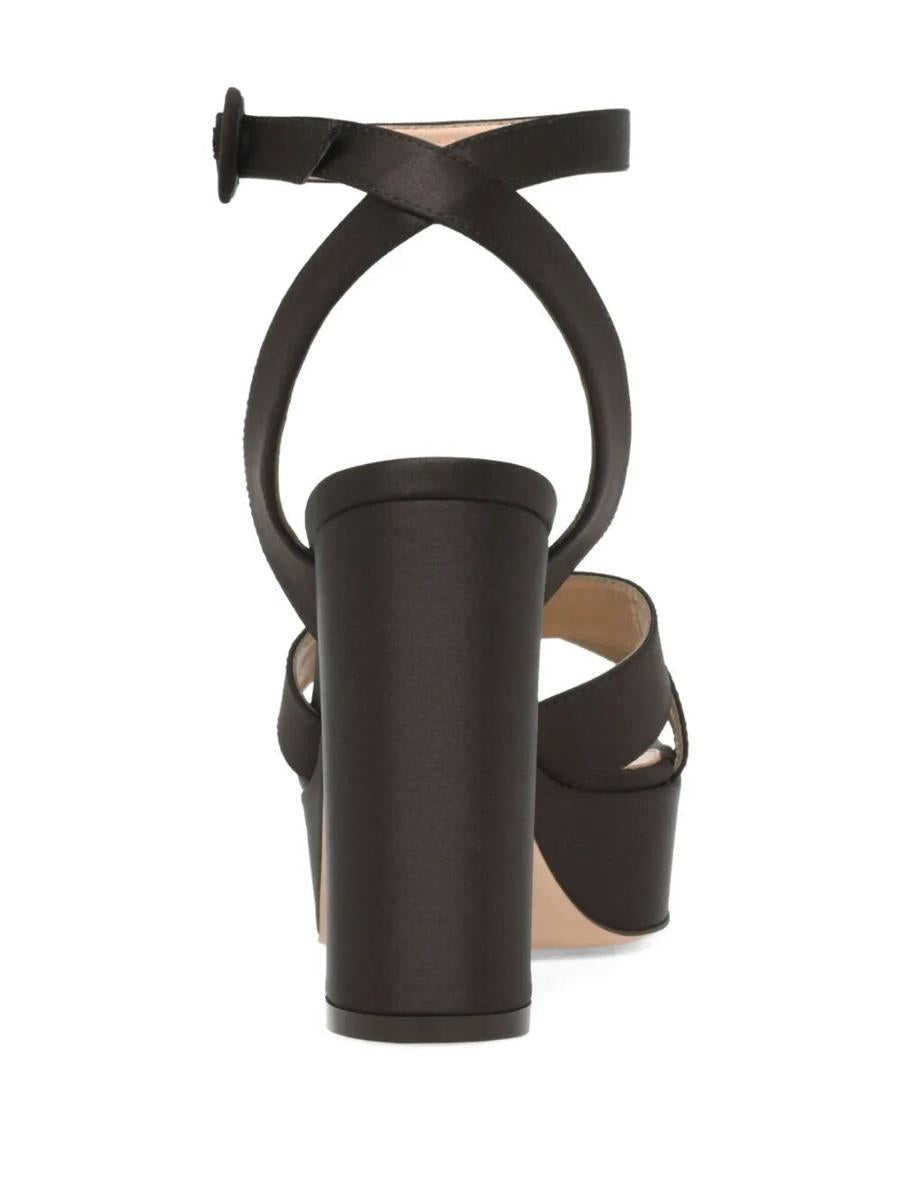 Gianvito Rossi Crepe Satin Sandals T.070 Shoes