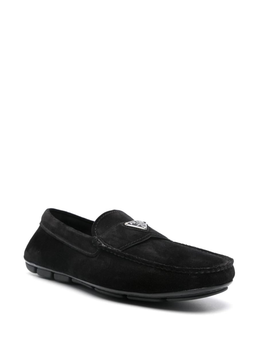 Prada Logo-Plaque Loafers