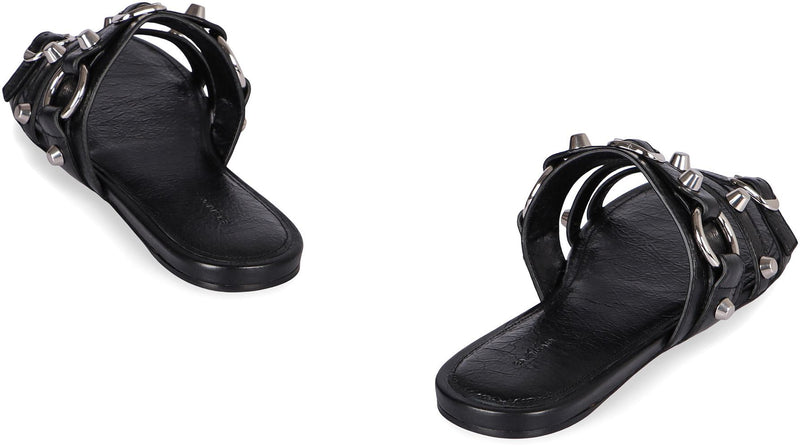 Balenciaga City Leather Mules