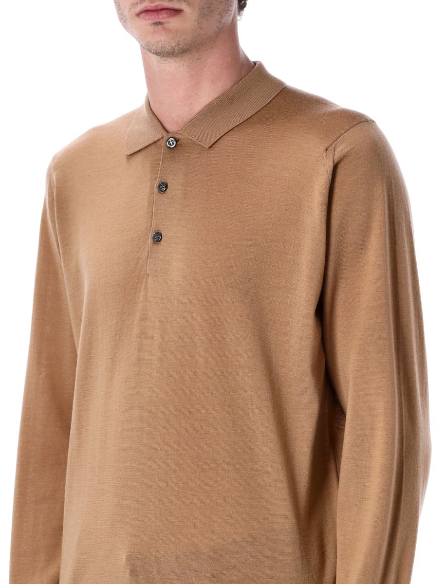 John Smedley Belper Extra Fine Merino Wool Polo Shirt