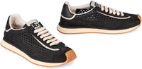 Dolce & Gabbana Leather And Fabric Low-Top Sneakers