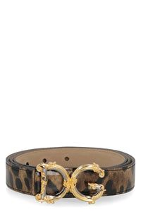 Dolce & Gabbana Dg Buckle Leather Belt